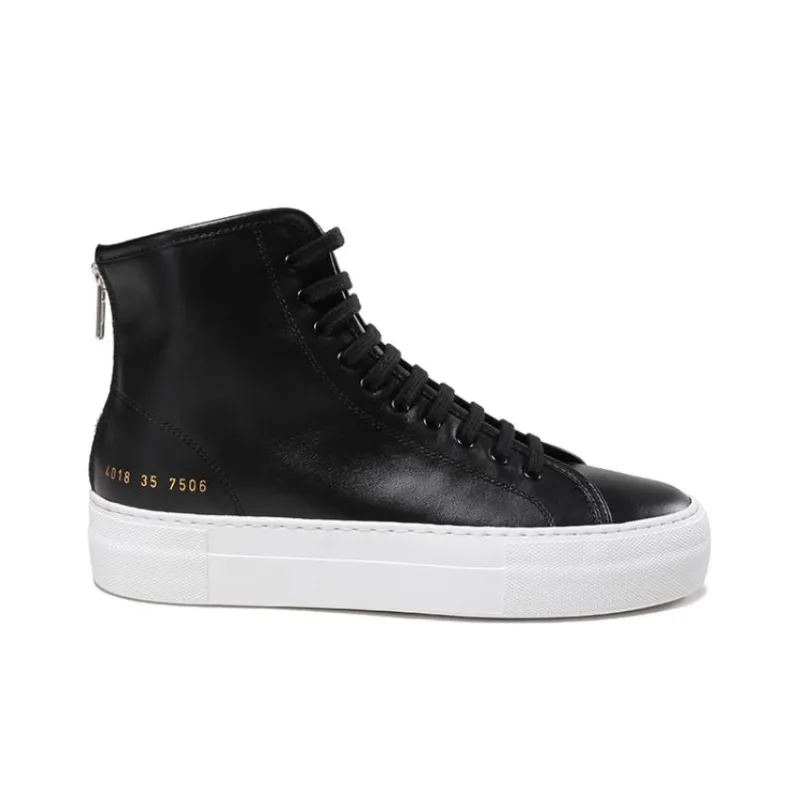 COMMON PROJECTS Stylish Skateboarding Shoes Women's Black-1