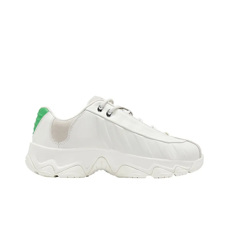 KSWISS ST329 Slip Resistant, Abrasion Resistant, Lightweight Low Top Sports Casual Shoes Women's White Green-1