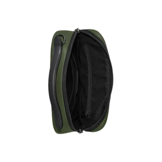COACH Graham Smooth Calf Leather Backpack Regular Men's Olive Green-2