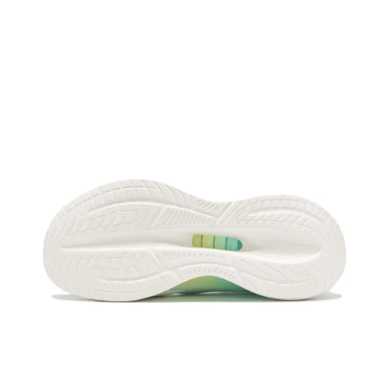 XTEP Chi Feng 6.0 Cushioning Anti Slip And Wear Resistant Low Top Running Shoes Women's White Green-5