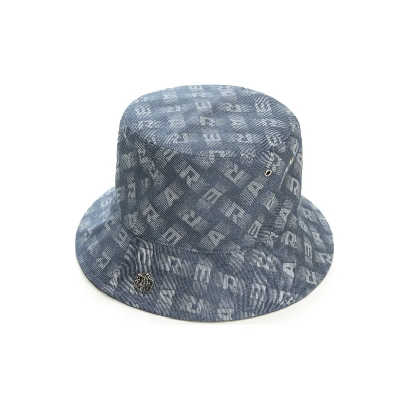 RARE Cotton Bucket Hats Unisex Navy Blue-2