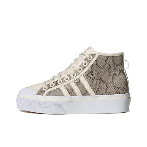 Adidas Women's Nizza Platform Mid 'Python'