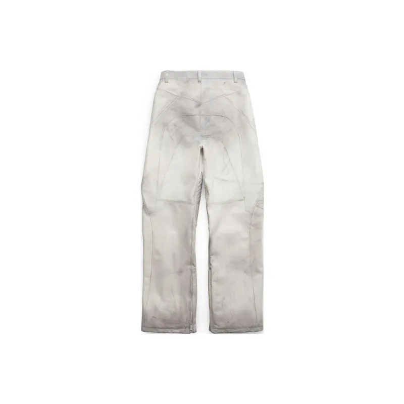 Balenciaga SS24 Casual Pants Loose Fit Style Men's White-1