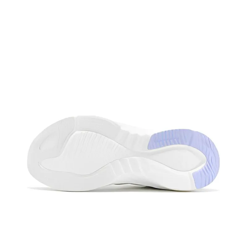 XTEP Cushioned Slip Resistant Abrasion Resistant Low Top Casual Running Shoes Women's White Cyan Purple-4