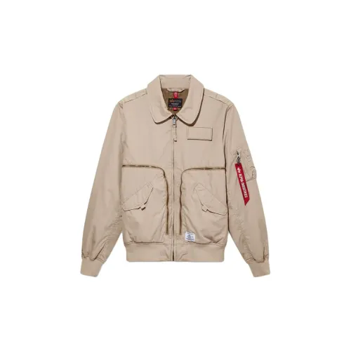 Alpha Industries Jackets Men Beige