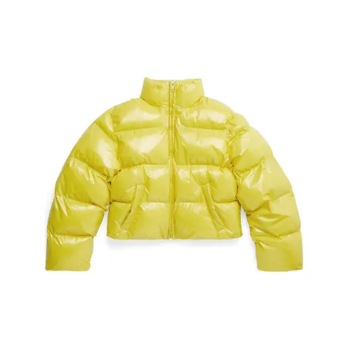 Balenciaga SS23 Puffer Jacket Slim Fit Unisex Yellow