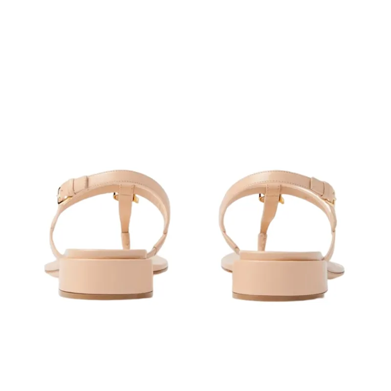 Burberry Monogram Stylish Sandal Women's Light Nude-4