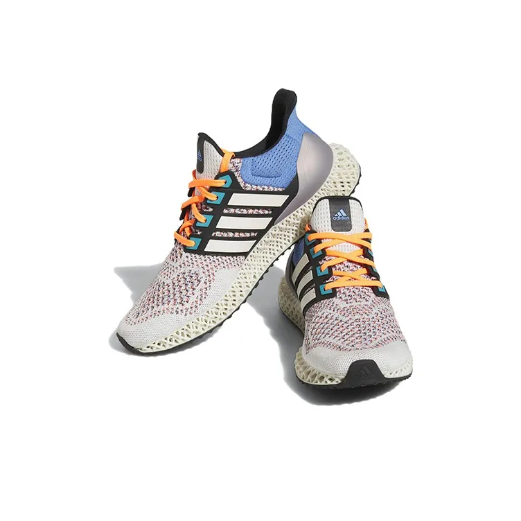 Adidas Ultra 4D Chalk Blue Fusion Orange-2