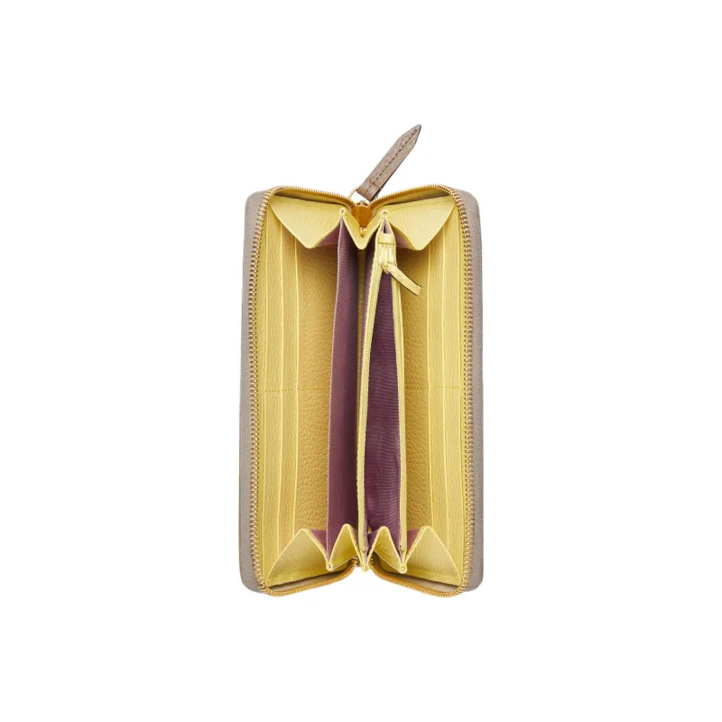 GUCCI Marmont Leather Wallet Women's Beige-3