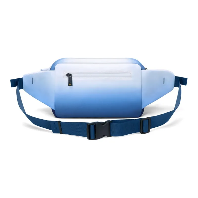 GOLF Fabric One Shoulder Fanny Pack Sling Bag Small Size Men's Ink Blue/Light Blue-8