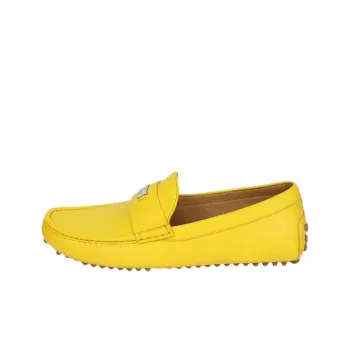 GUCCI Gommino Loafers Men's Yellow
