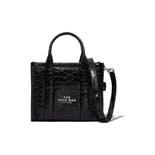 MARC JACOBS Leather Tote Bag Shopping Bag Shoulder Bag Crossbody Bag Handbag Mini Women's Black