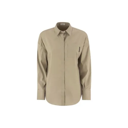 Brunello Cucinelli Shirts Women's Khaki