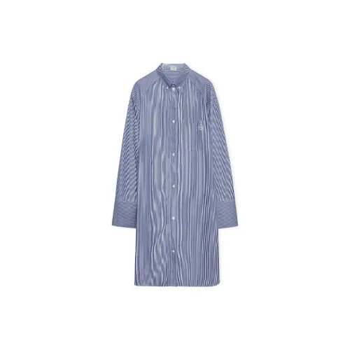 LOEWE Long-Sleeved Dresses Women's Blue