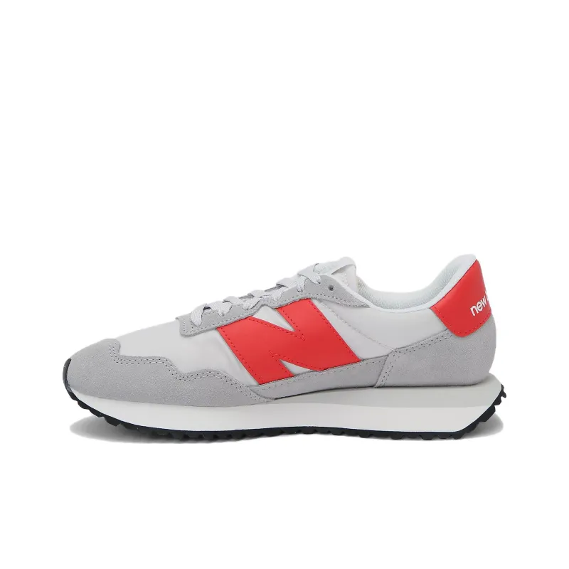 New Balance 237 Concrete Grey Matter True Red-0