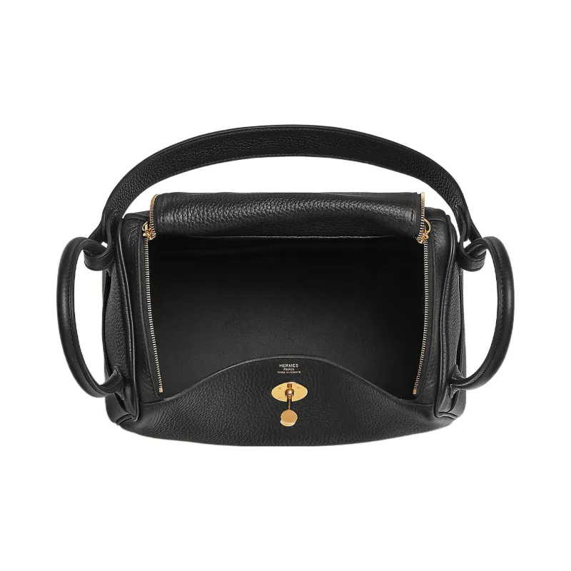 HERMES Lindy TC Leather Handbag, Shoulder Bag Women's-2