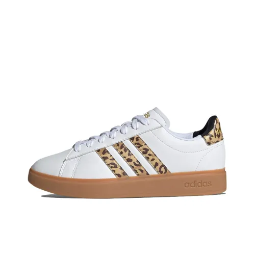 Adidas Grand Court Leopard Cloud White Core Black Women's