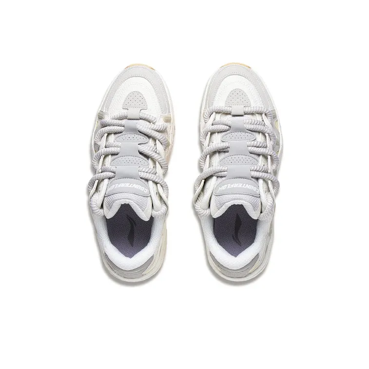 LiNing Yi 2.0 Yi 2.0 Anti Slip And Wear Resistant Lightweight Low Top Casual Shoes Men's Silver Gray-2
