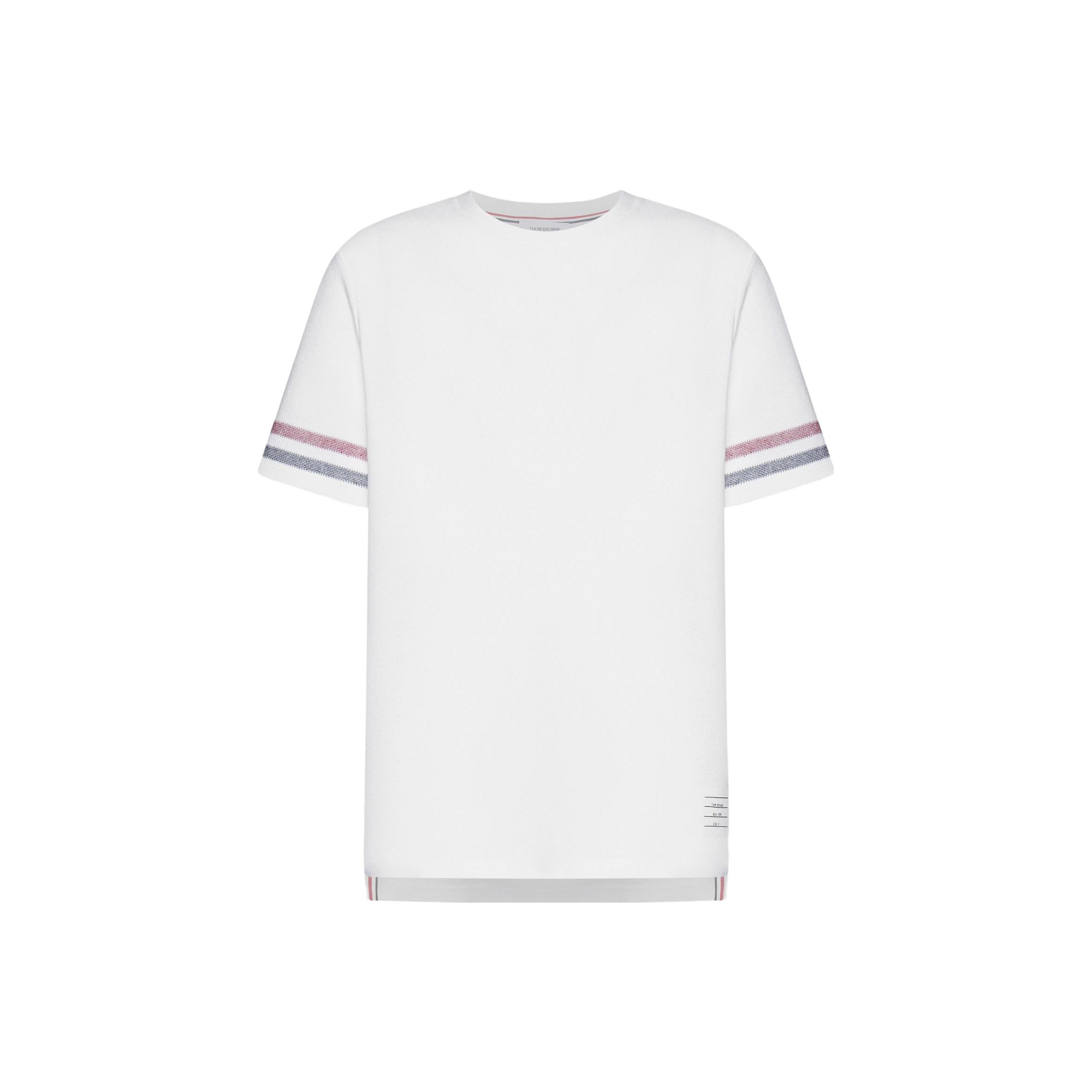 【送料&関税込】Thom Browne T-shirt Thom Browne Gray cotton t-shirt - Grey - Men | MJS247AJ0129035