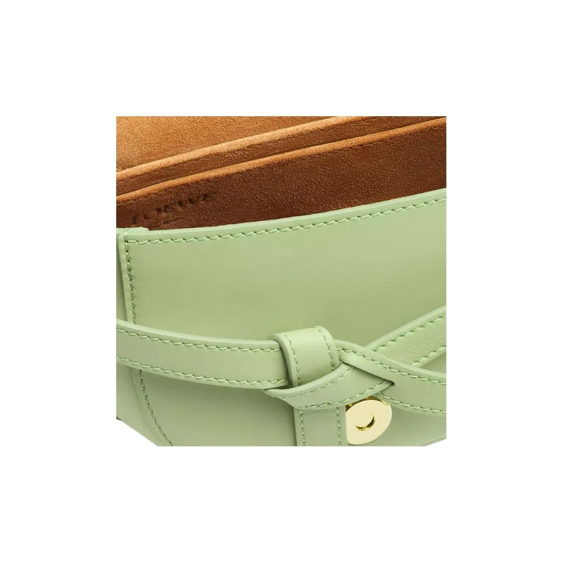 LOEWE Gate Soft Cow Leather Jacquard Shoulder Bag Crossbody Bag Mini Women's Light Green-5