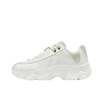 KSWISS ST329 Anti-Slip And Wear-Resistant Quick Dry Low-Top Sports Casual Shoes Women's White Beige