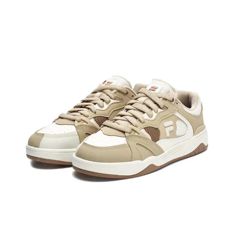 FILA FUSION Classic Skate Shoes 'Khaki White'-2