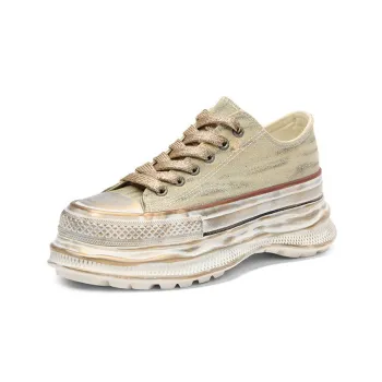 CAMEIDO Platform Shoes Women's Light Blue
