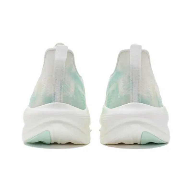 XTEP Light Wing Cushioned Slip Resistant Abrasion Resistant Low Top Running Shoes Women's White Blue Green-4