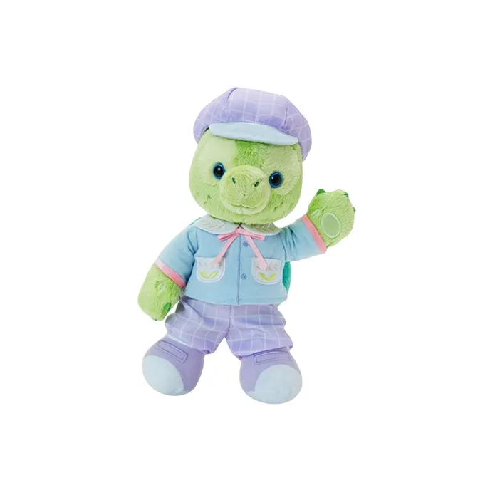 Disney 2023 Spring 'Olu Mel Duffy And Friends Spring Floral Scent Green Dolls Plush Doll 19cm Height-1