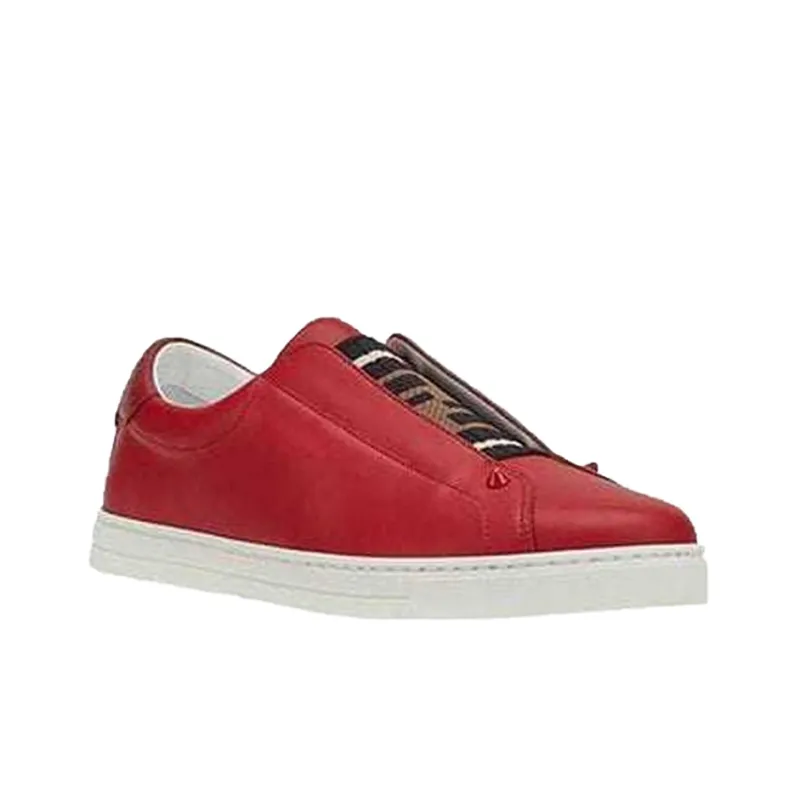 FENDI Stylish Skateboarding Shoes Women's Red-2