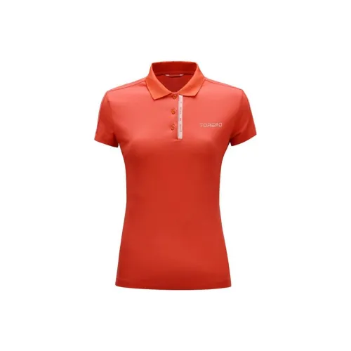 TOREAD Polo Shirts Women's Coral Red