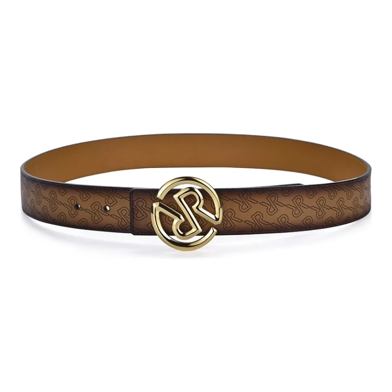 RARE Cow Leather Belts Men's Brown 3.5-3