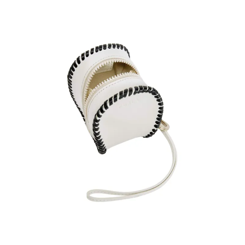 Furla Allegra Calfskin Wallet Coin Purse Women's White-1