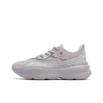 361° Cushioning, Slip Resistant, And Abrasion Resistant Low Top Casual Shoes Women's Light Paste Purple