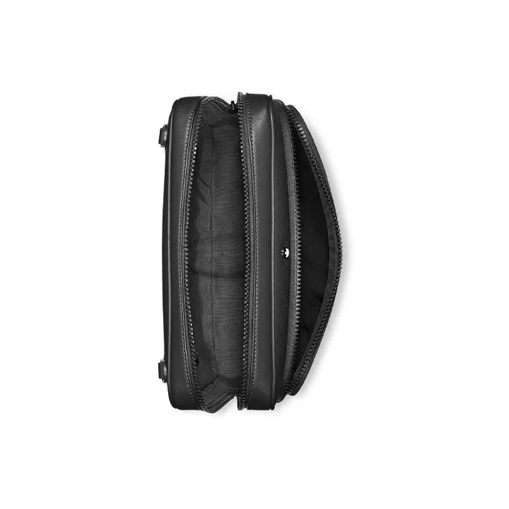 MONTBLANC Cow Leather Messenger Bag Shoulder Bag Crossbody Bag Mini Men's Black-2