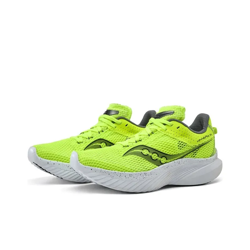 Saucony Kinvara 14 Running Shoes Women's Low Top Yellow/Green-3