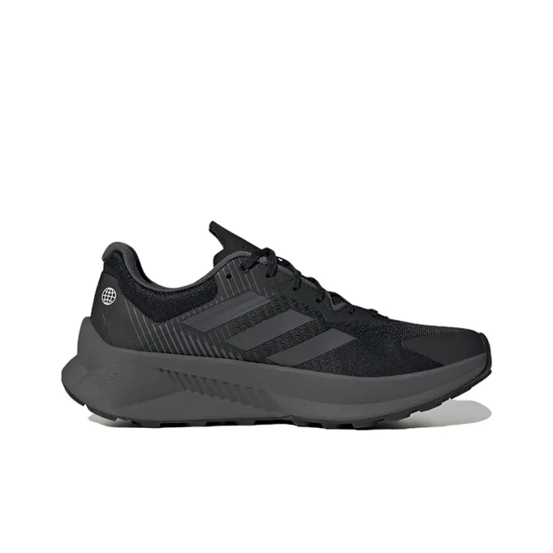 Adidas Terrex Soulstride Flow Trail Core Black Grey Impact Orange-1
