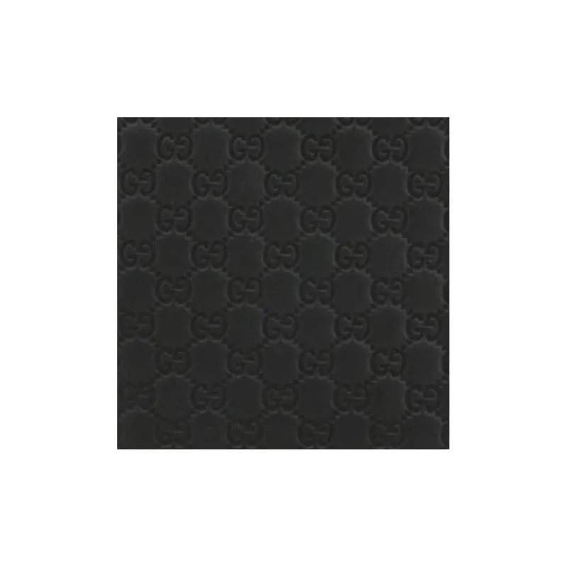 GUCCI Leather Wallet Card Holder Men's Black-3