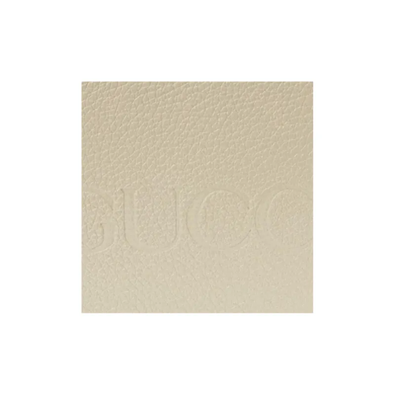 GUCCI Leather Wallet Men's Cream White-5