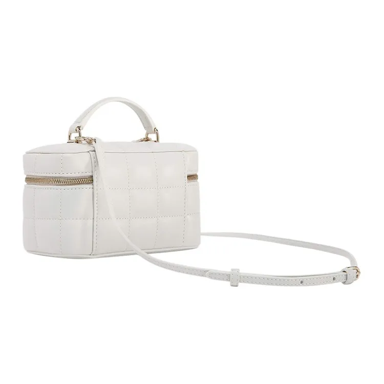 Furla Lambskin Shoulder Bag, Crossbody Bag, Handbag, Makeup Bag Women's White-2