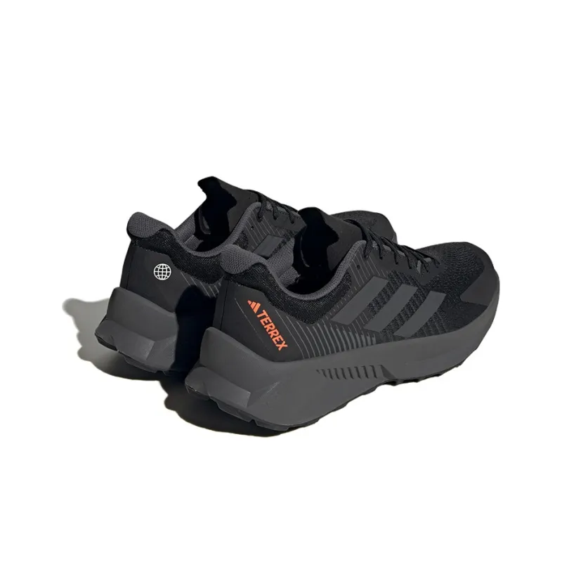 Adidas Terrex Soulstride Flow Trail Core Black Grey Impact Orange-3