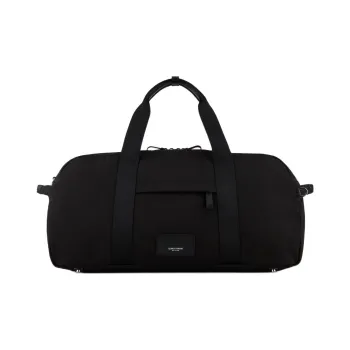 GIORGIO ARMANI Polyester Handbag Shoulder Bag Crossbody Bag Luggage Bag Travel Bag Medium Size Men's Black