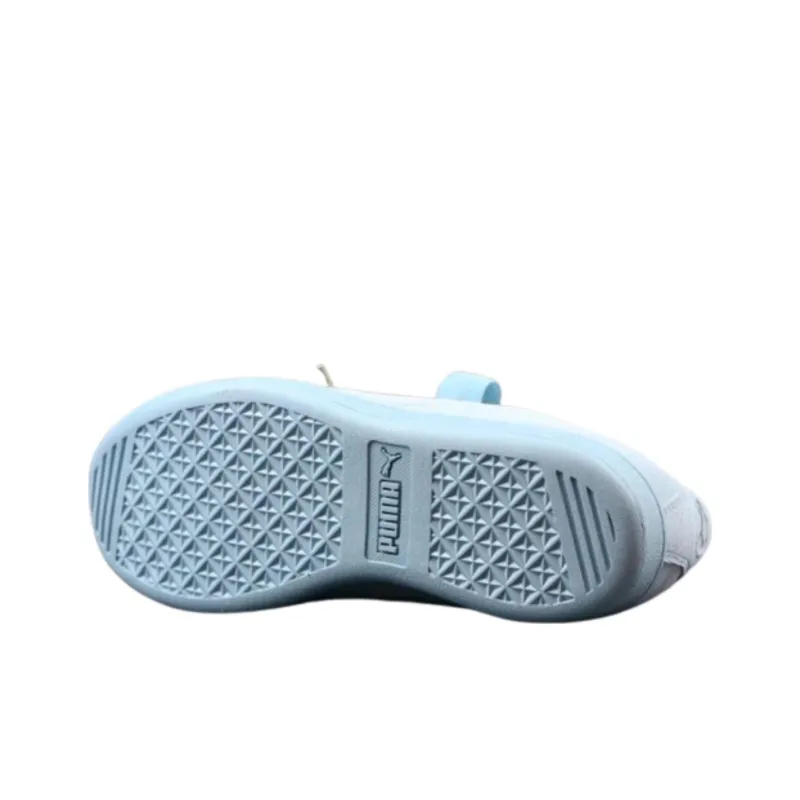 PUMA Vikky Ribbon Anti Slip Wear Resistant Low Top Skateboard Shoes Women's Blue-4