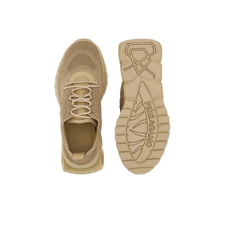 FERRAGAMO Knitted Running Sneakers-5