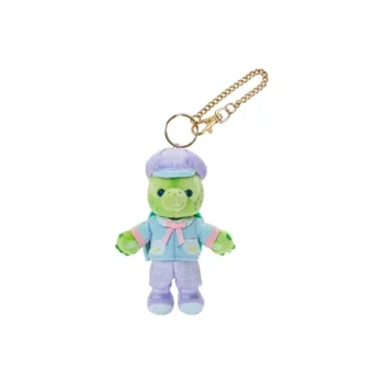 Disney 2023 Spring 'Olu Mel Duffy And Friends Spring Floral Scent Green Dolls Plush Pendant 14cm Height