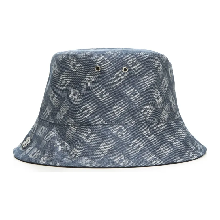 RARE Cotton Bucket Hats Unisex Navy Blue-0