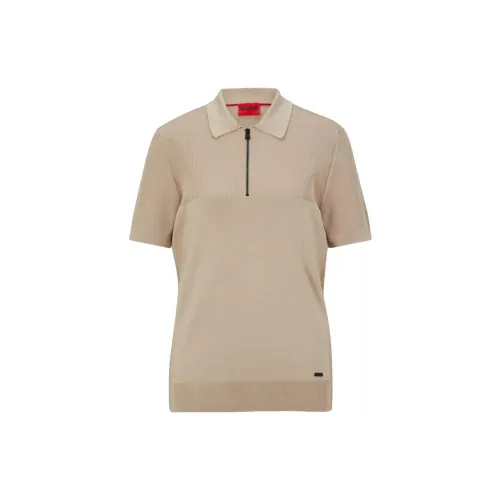 HUGO BOSS Polo Shirts Men Light Brown