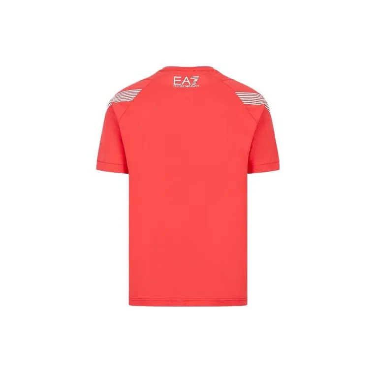 EMPORIO ARMANI T Shirts Men Orange Red-1