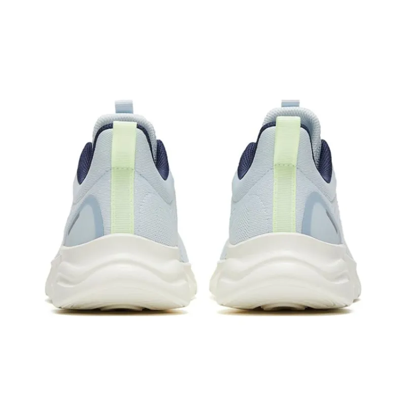 Anta Running Collection Anti-Slip Wear-Resistant Low-Top Running Shoes Men's Clear Blue White-3