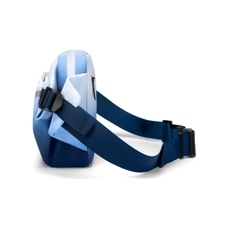 GOLF Fabric One Shoulder Fanny Pack Sling Bag Small Size Men's Ink Blue/Light Blue-7